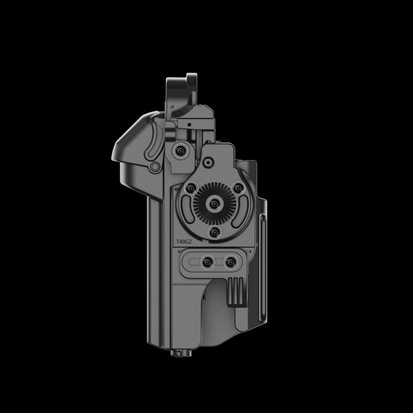 Orpaz T40 Light-Bearing Holster – Left Handed Universal OWB Tactical Holster, Level 2 & Level 3 Security, Compatible w/Most Pistol Lights, Optics-Ready, Adjustable, Fits Most Pistols Low-Ride Pro - Pro Medium