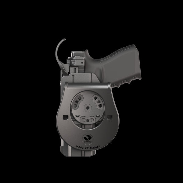 Orpaz Sigma G30S Duty Holster – Compatible with Glock 30S Holster - OWB Tactical Holster with Level 3 or Level 2, Thumb Release, Optics-Ready, with Paddle Attachment