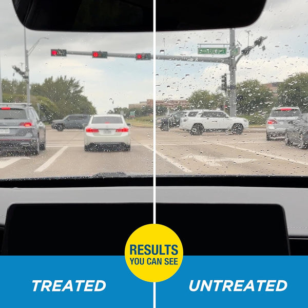 Rain-X 2-In-1 Glass Cleaner and Rain Repellent, Streak-Free Shine, Improves Visibility in Rain, Repels Water, Dirt & Sleet, Auto Glass Cleaner for Car Windows, Windshields & Mirrors, 18oz