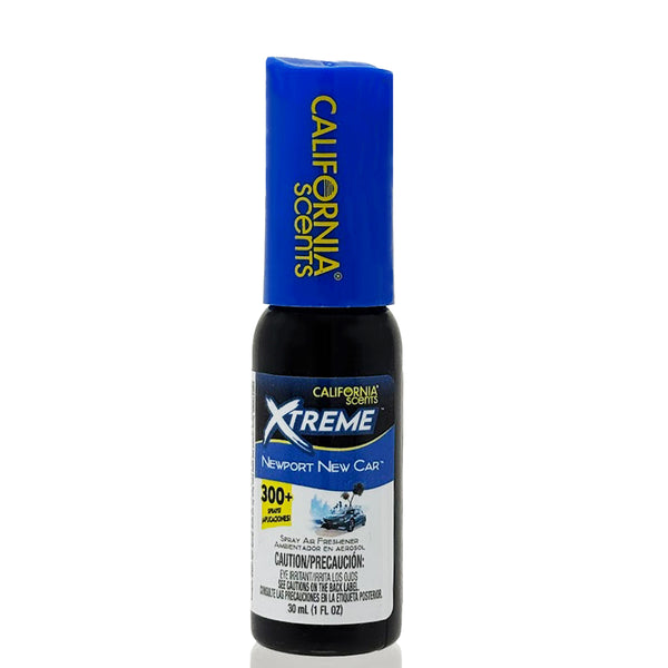 California Scents Xtreme 1 oz. Spray Air Freshener, Newport New Car