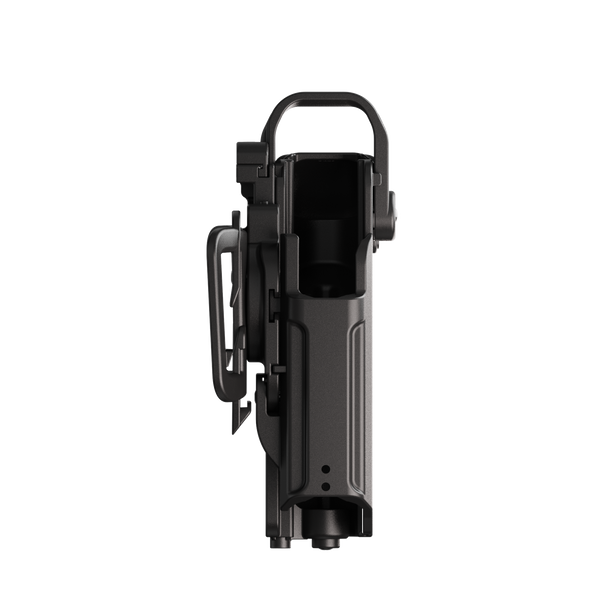 Orpaz T40 Pro G17 LH Duty Holster with Large Light Holster Compatible with Glock 17 Pistol Holder with Laser Mounted Light and Optics with Belt Loop