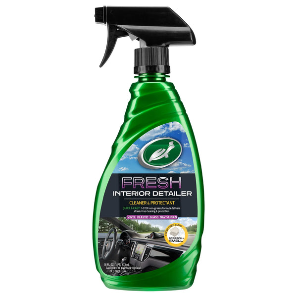 Turtle Wax Fresh Interior Detailer Multi Surface Cleaner with UV Protection, 16oz Trigger Spray
