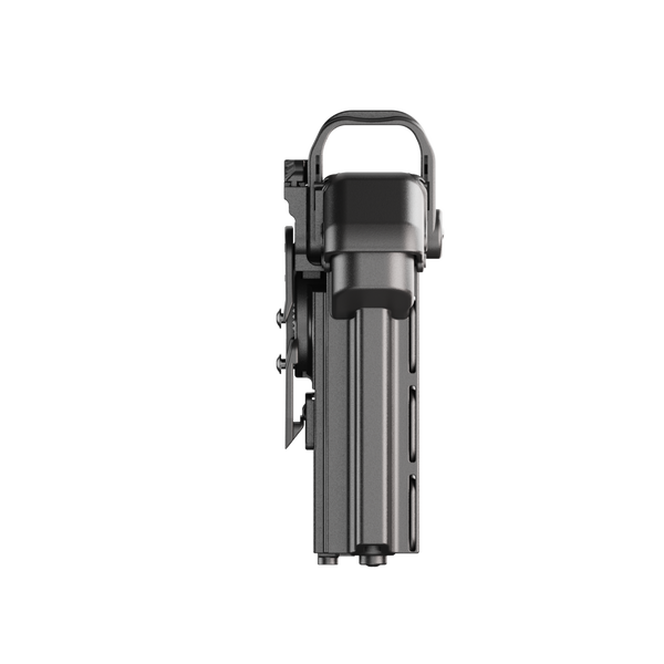 ORPAZ T41 PRO Universal Adjustable Left Handed Holster, Level 3 Security, Hood Guard & Magnetic Retention, Optics Ready OWB Polymer Duty Holster, Made in Israel Molle