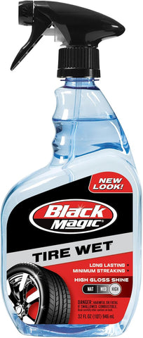 Black Magic Tire Wet Tire Shine Spray 32 oz