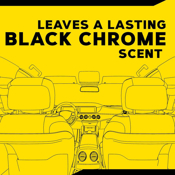 Meguiar’s Black Chrome Car Air Freshener Spray, Odor Eliminator & Long-Lasting Fresh Scent, 8 Oz