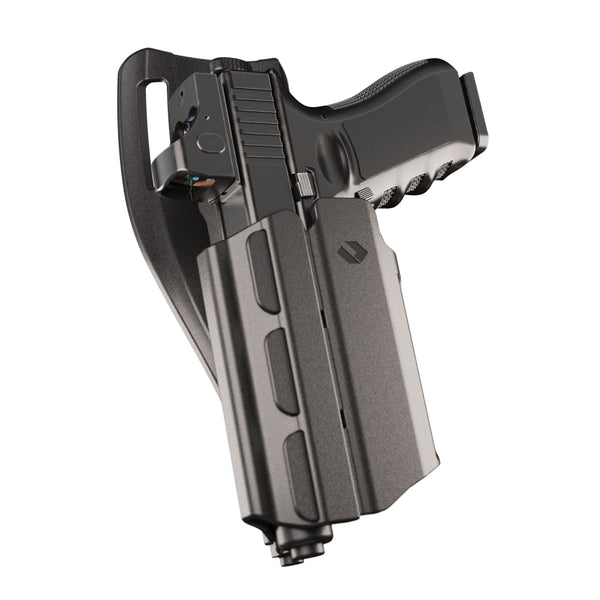 Orpaz T40 G17 Holster with Light Left Handed Compatible with Glock 17 Holster with Light, Medium Pistol Lights, Low-Ride Attachment