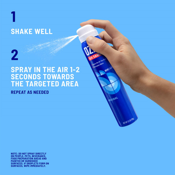 Ozium Air Sanitizer, 8 oz. Spray, Cleans the Air You Breath and Eliminates Odors, Vanilla Scent