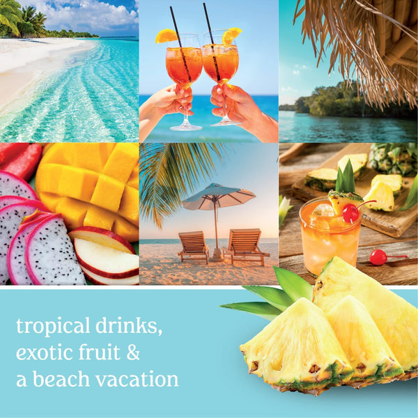 Yankee Candle Car Air Fresheners, Hanging Car Jar Ultimate, Neutralizes Odors Up To 30 Days, Bahama Breeze, 4 Packs