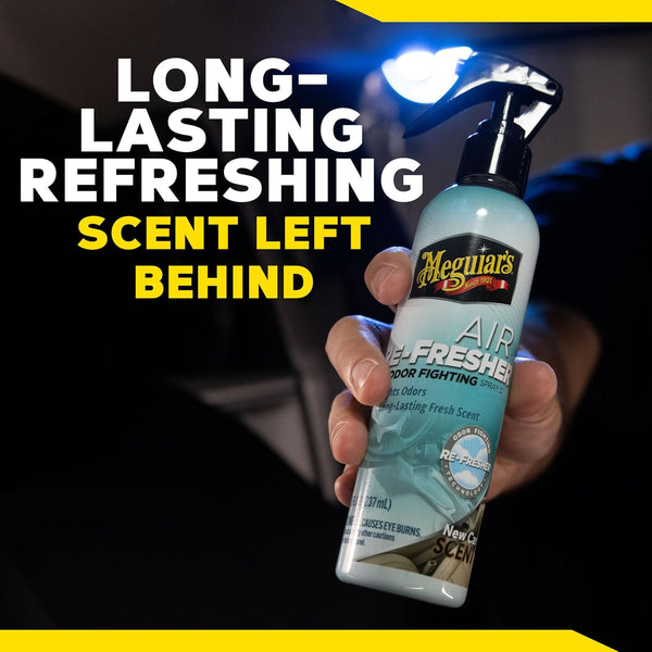 Meguiar's Air Re-Fresher Odor Fighting Spray, Long-Lasting New Car Scent, 8 Oz