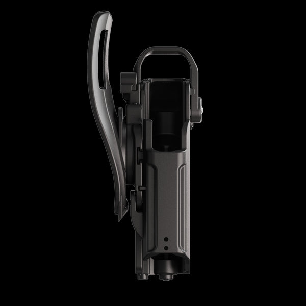 Orpaz T40 Pro G22 LH Duty Holster with Medium Light Holster w/ Magnetic Optic cover, Compatible with Glock 22 Pistol Holder with Laser Mounted Light and Optics with Low Ride