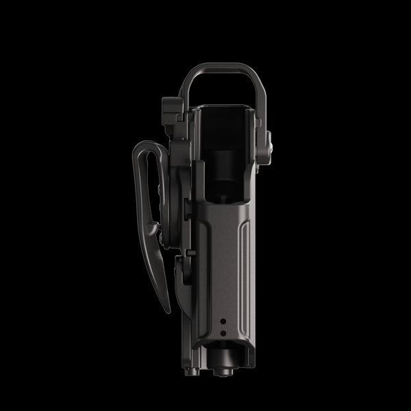 Orpaz T40 Pro G45 LH Duty Holster with Medium Light Holster w/ Magnetic Optic cover, Compatible with Glock 45 Pistol Holder with Laser Mounted Light and Optics with Paddle