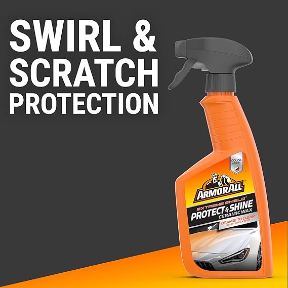 Armor All Extreme Shield Protect & Shine Ceramic Wax Spray, 16 Fl Oz