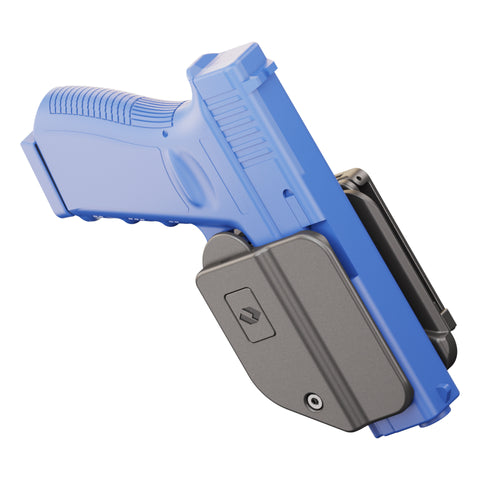 Orpaz EZ G45 Left Hand Holster – Forward Draw OWB Tactical Holster Compatible with Glock 45 - Suppressor & Optics Ready - Finger Release, Level 2 Security - with ClipLock Attachment