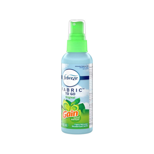 Febreze To Go Fabric Refresher 2.8 Ounce Spray, Gain Original Scent, 3 Pack