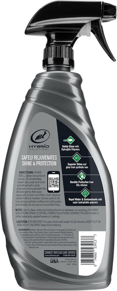 Turtle Wax Hybrid Solutions Ceramic 3-in-1 Detailer - 32 Fl Oz, 2 Pack