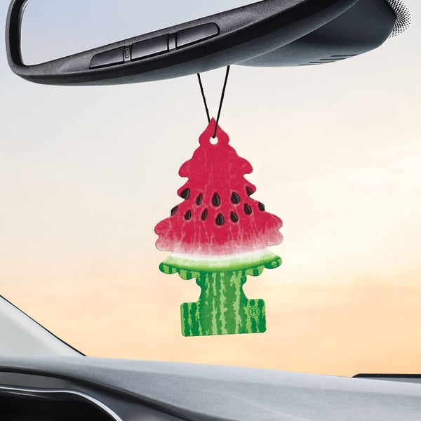 Little Trees Hanging Car Air Freshener, Watermelon, 2-Pack