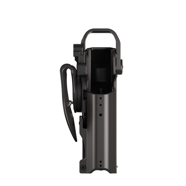 Orpaz T40 Pro G19 LH Duty Holster with Large Light Holster Compatible with Glock 19 Pistol Holder with Laser Mounted Light and Optics with Paddle