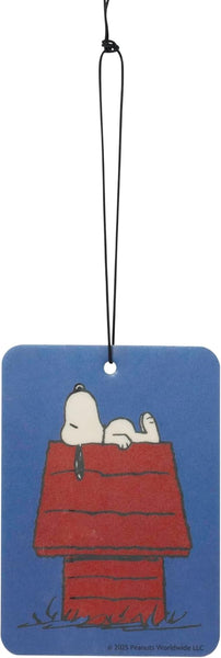 Plasticolor Peanuts Snoopy Doghouse Paper Air Freshener, Vanilla scent, 6 Pack, 12 Fresheners