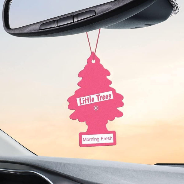 Little Trees Hanging Car Air Freshener, Morning Fresh, 2-Pack