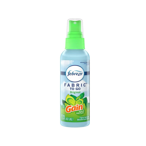 Febreze To Go Fabric Refresher 2.8 Ounce Spray, Gain Original Scent, 3 Pack