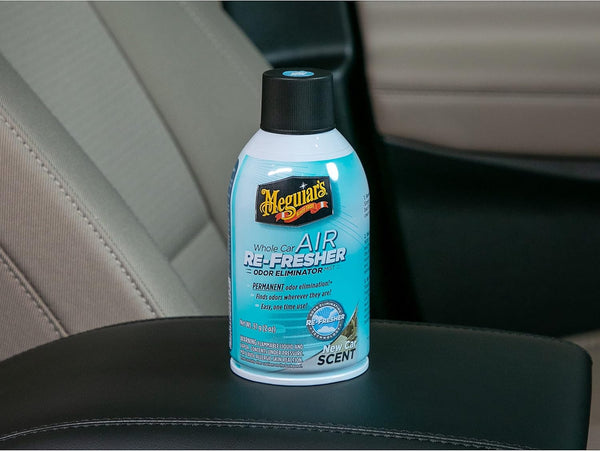 Meguiar's Whole Car Air Re-Fresher Odor Eliminator Mist, New Car Scent
