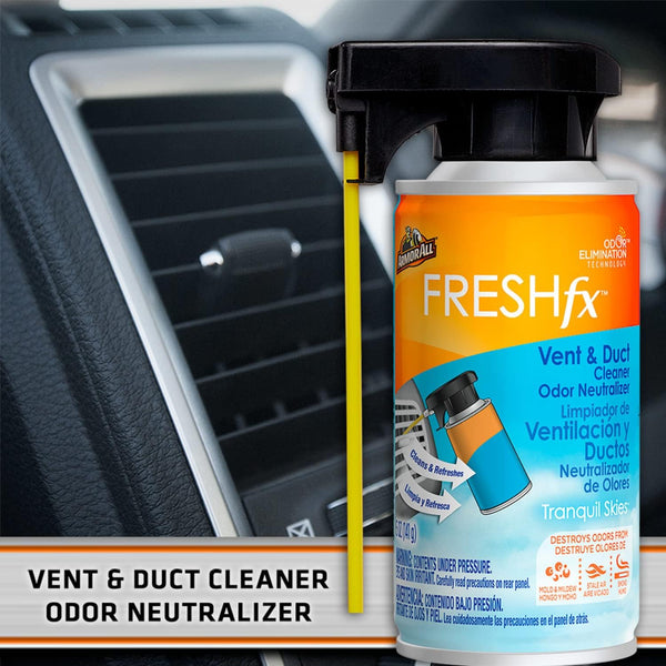 Armor All Fresh FX Vent and Duct Cleaner Odor Neutralizer, Stocking Stuffers, Tranquil Skies Scent, 5 OZ, 3 Packs