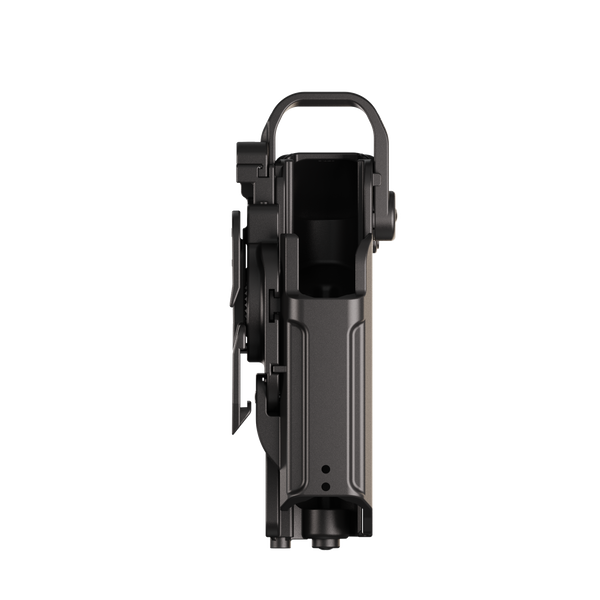 Orpaz T40 Pro G19 Duty Holster with Medium Light Holster Compatible with Glock 19 Pistol Holder with Laser Mounted Light and Optics with Molle