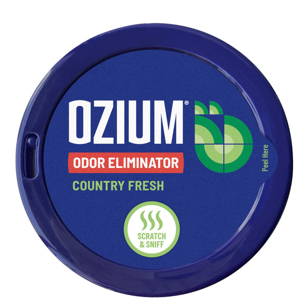 Ozium Odor Eliminating Gel Air Freshener 4.5 oz Country Fresh for Home Car Office