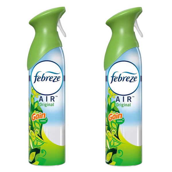 Febreze Air Freshener AIR Effects with Gain Original Scent, 8.8 oz, 2 Packs