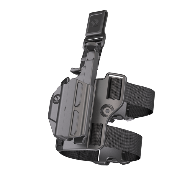 Orpaz Gun Holster Sights and Optics Compatible OWB Pistol Holster (Drop-Leg Holster)