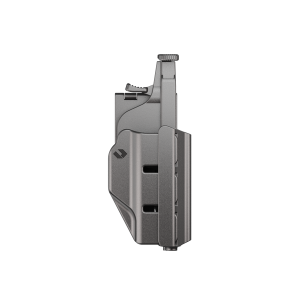 ORPAZ T41 Level 2 Universal Adjustable Holster, Magnetic + Mechanical Retention, Optics Ready OWB Polymer Duty Holster, Made in Israel Molle Pro