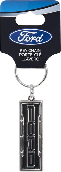 Plasticolor Ford Grill Metallic Keychain – Durable, Stylish Accessory for Ford Fans