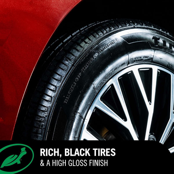 Turtle Wax Wet'n Black Ultra Wet Tire Shine, 23 oz Trigger Spray (T-217RA)