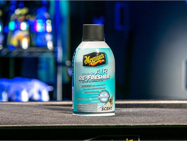 Meguiar's Whole Car Air Re-Fresher Odor Eliminator Mist, New Car Scent