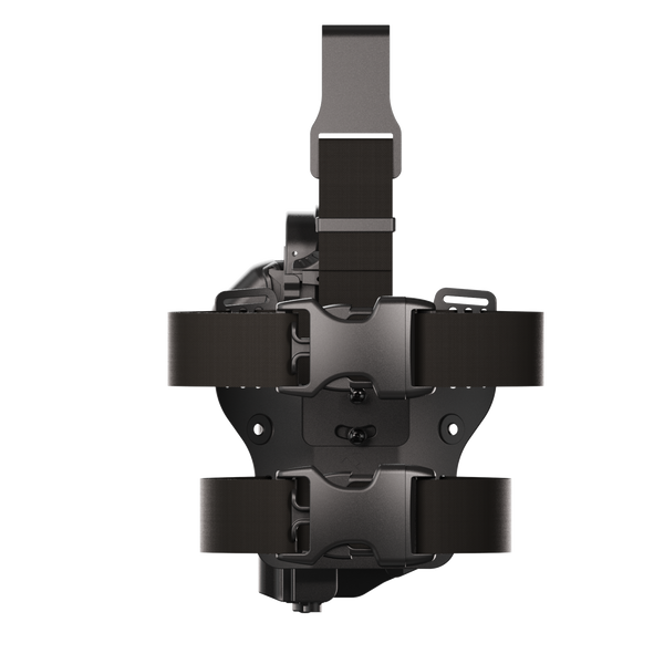 Orpaz T40 Pro G17 Duty Holster with Medium Light Holster Compatible with Glock 17 Pistol Holder with Laser Mounted Light and Optics with Drop Leg