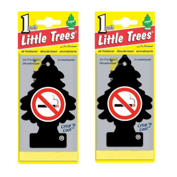 Little Trees Hanging Car Air Freshener, No Smoking, 2-Pack
