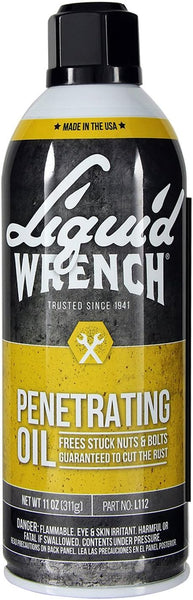 Liquid Wrench L112 Penetrating Oil Spray with CERFLON, Rust and Corrosion Penetrant for Stuck Nuts, Bolts, Locks and Hinges, 11 oz, 4 Packs