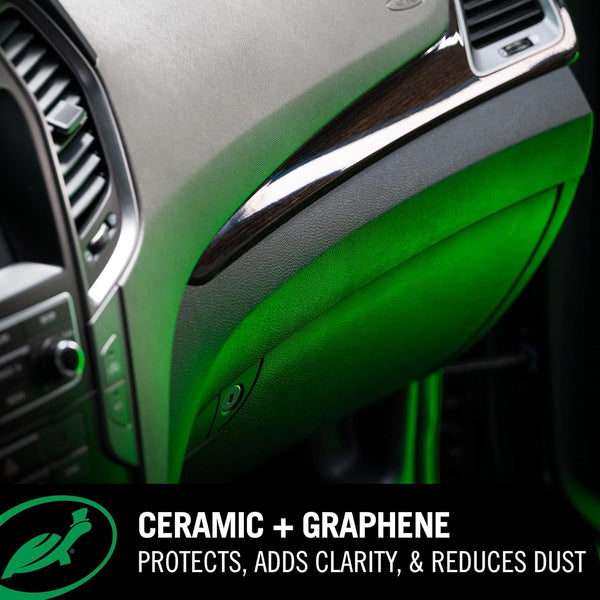 Turtle Wax Ceramic Graphene Inside Job, Cleans, Conditions, Deodorizes and Protects Interior Surfaces, 16 Fl Oz. 2 Packs