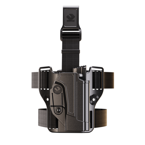 Orpaz Glock 19 Holster Fits Also Glock 17 Glock 22 Glock 23 Glock 26 and Glock 34 Drop-Leg Holster