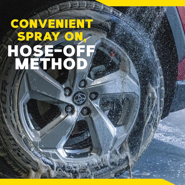 Meguiar's Hot Rims Wheel & Tire Cleaner, Powers Through Brake Dust & Grime – 24 Oz Spray Bottle