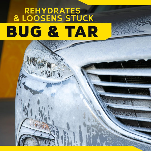 Meguiar's Heavy Duty Bug & Tar Remover, 15 oz – Foaming Spray Safely Loosens Stubborn Bugs & Road Tar