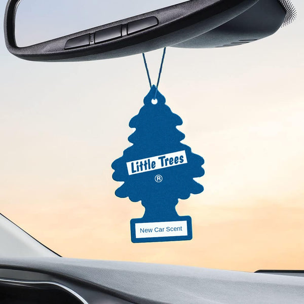 Little Trees Hanging Car Air Freshener, New Car, 2-Pack
