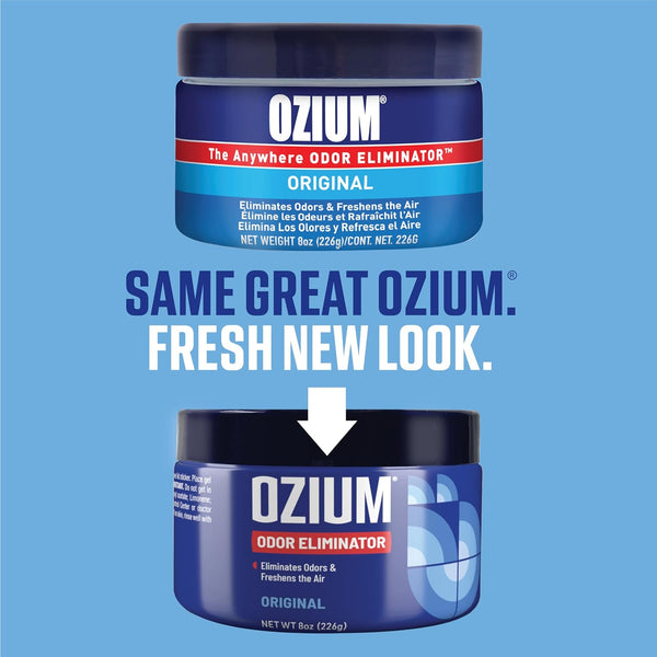 Ozium Gel 8oz Ozium Smoke & Odors Eliminator, Original Scent - 4 PACK