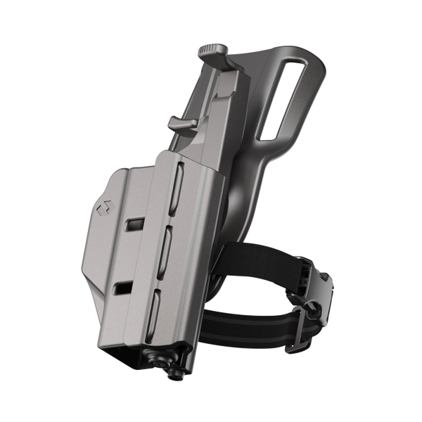 ORPAZ T41 Level 2 Universal Adjustable Holster, Magnetic + Mechanical Retention, Optics Ready OWB Polymer Duty Holster, Made in Israel Low Ride Pro