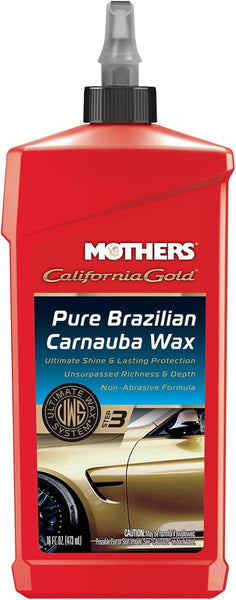 Mothers California Gold Pure Brazilian Carnauba Liquid Wax, Ultimate Wax System Step 3, 16 fl. oz.