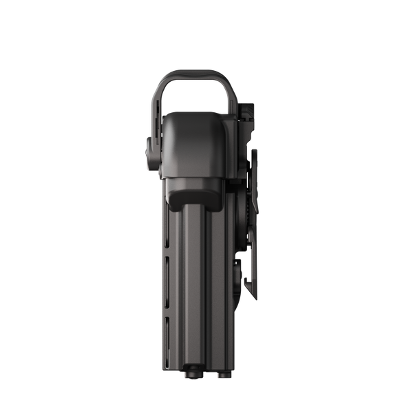 Orpaz T40 Pro G19 LH Duty Holster with Medium Light Holster Compatible with Glock 19 Pistol Holder with Laser Mounted Light and Optics with Molle