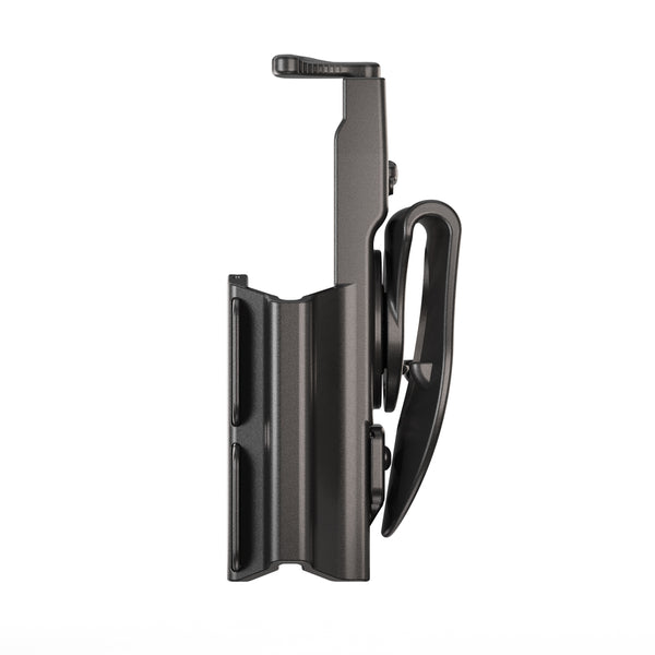 ORPAZ T41 Universal Adjustable Holster, Thumb Release Retention, Optics Ready OWB Polymer Holster, Made in Israel Paddle