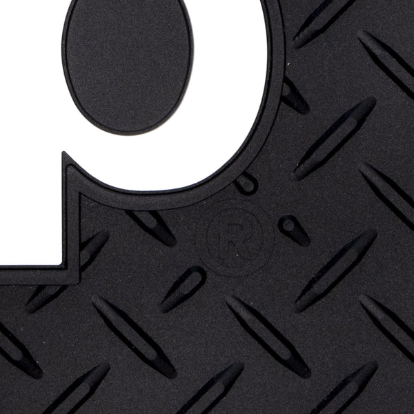 Plasticolor Jeep Diamond Plate Design Utility Rear Floor Mat