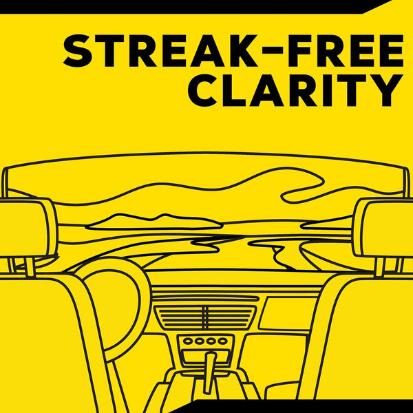 Meguiar's Ultimate Glass Cleaner & Water Repellent, Streak-Free Shine & Rain Protection, 16 oz