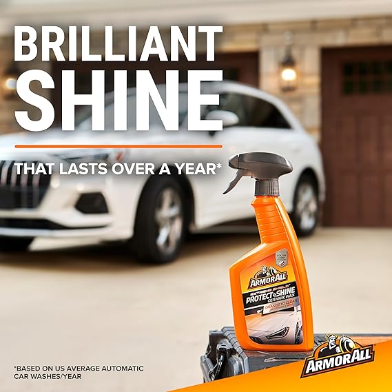 Armor All Extreme Shield Protect & Shine Ceramic Wax Spray, 16 Fl Oz